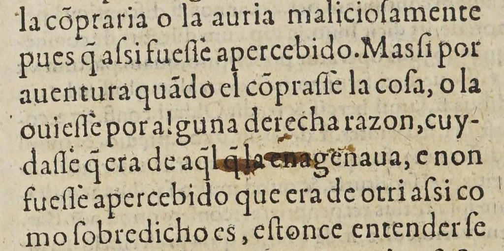 An illustration from Las siete partidas del sabio rey don Alonso el Nono,, 1587, leaf 338