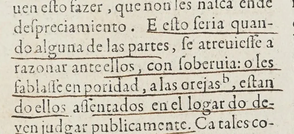 An illustration from Las siete partidas del sabio rey don Alonso el Nono,, 1587, leaf 46