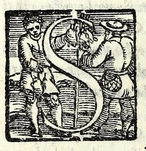 An illustration from L'assivolo : comedia, 1550, leaf 40