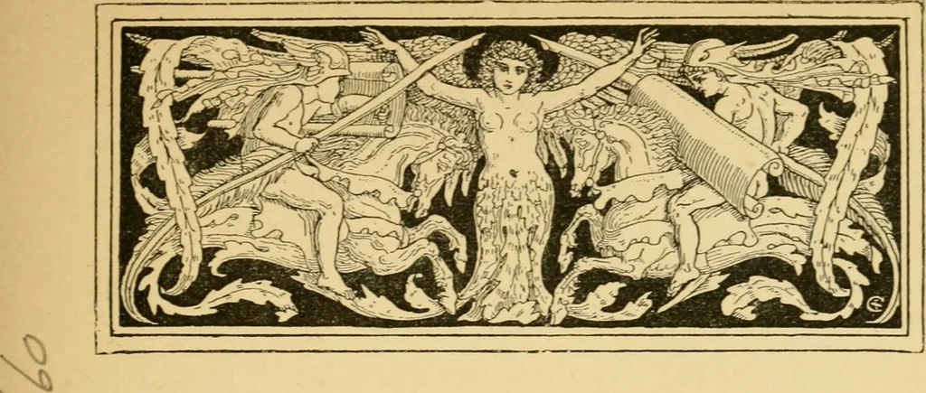 An illustration from The last of the giant killers : or, The exploits of Sir Jack of Danby Dale, 1891, leaf 10