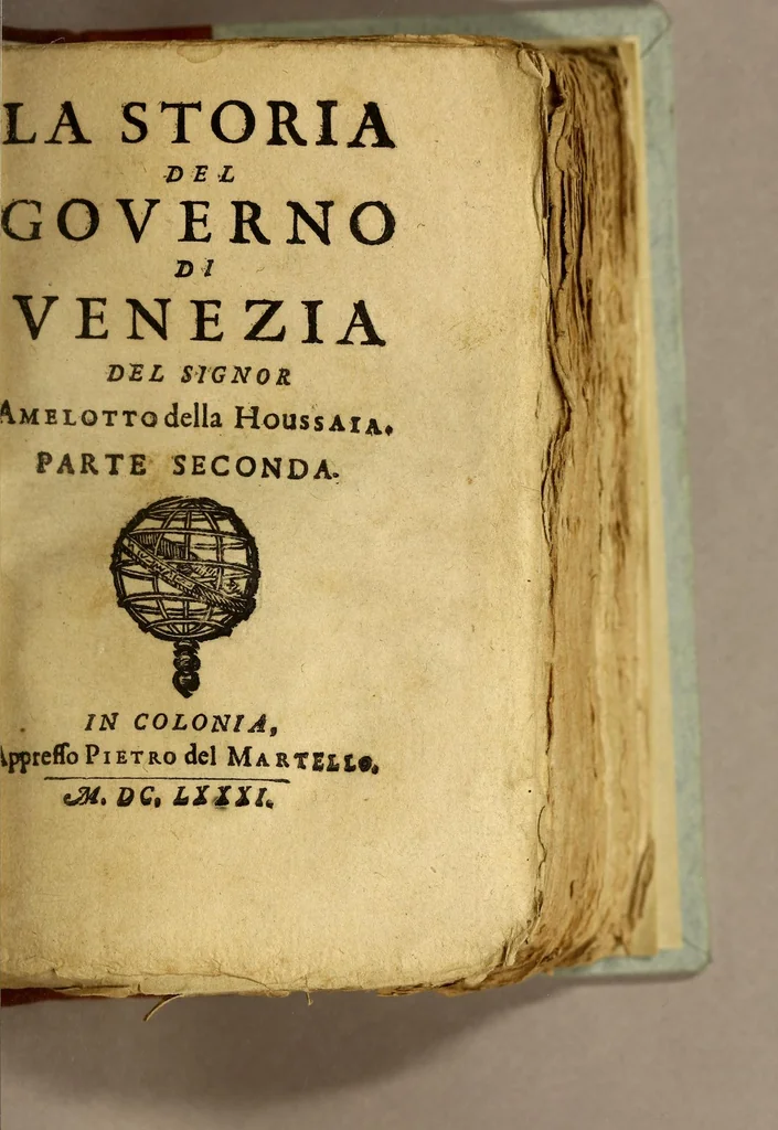 An illustration from La storia del governo di Venezia, 1681, leaf 295