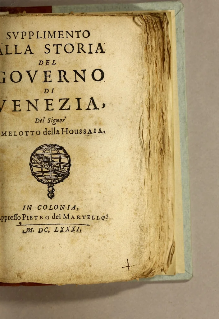 An illustration from La storia del governo di Venezia, 1681, leaf 619