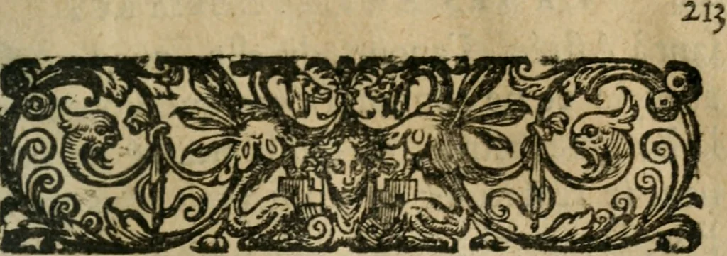 An illustration from L'Astrée, 1625, leaf 228