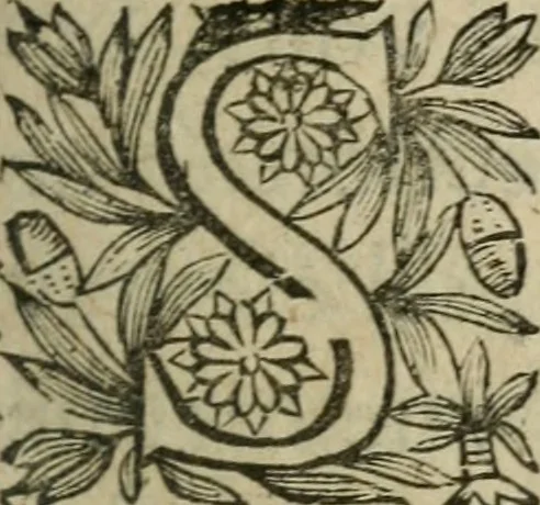 An illustration from L'Astrée, 1625, leaf 6