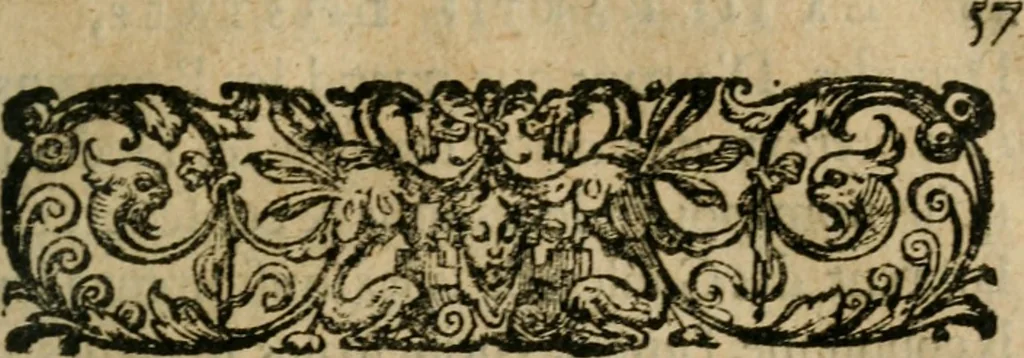 An illustration from L'Astrée, 1625, leaf 74