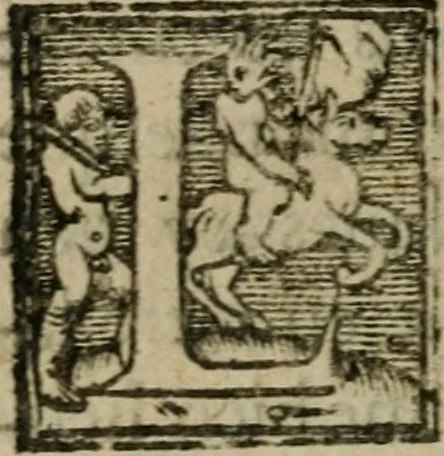 An illustration from L'Astrée, 1625, leaf 909