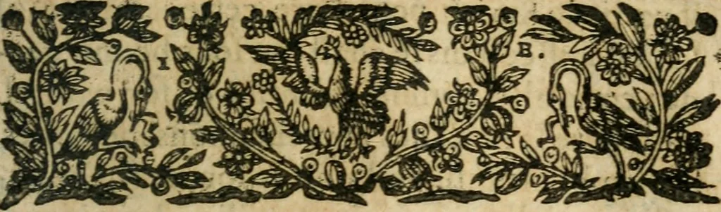 An illustration from L'Astrée, 1625, leaf 1270
