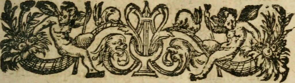 An illustration from L'Astrée, 1625, leaf 20