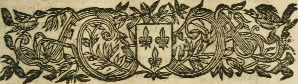 An illustration from L'Astrée, 1625, leaf 586