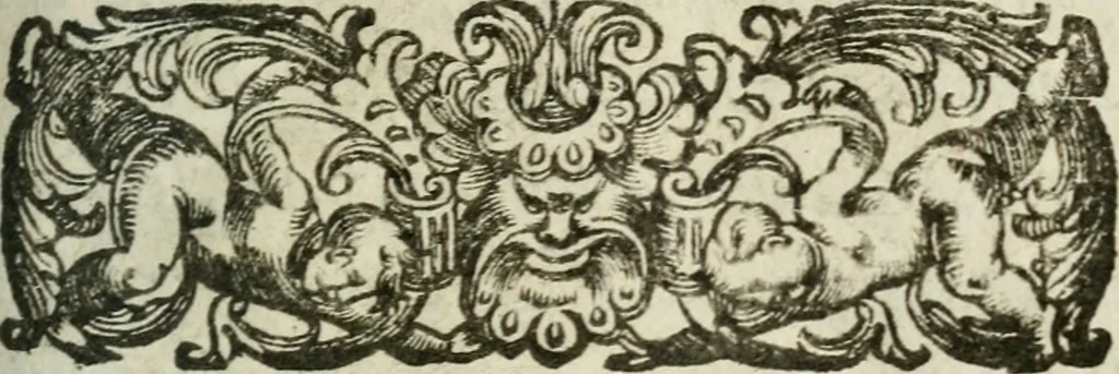 An illustration from L'Astrée, 1625, leaf 8
