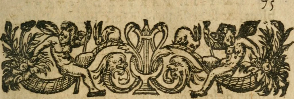 An illustration from L'Astrée, 1625, leaf 94