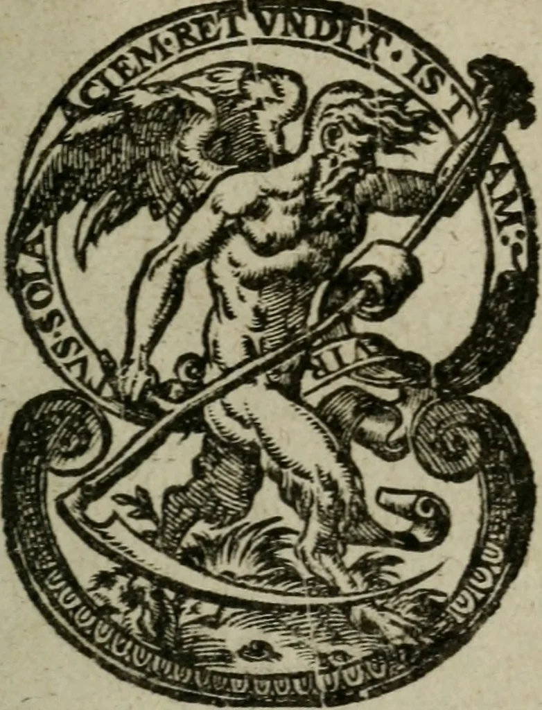 An illustration from L'Astrée, 1625, leaf 1158