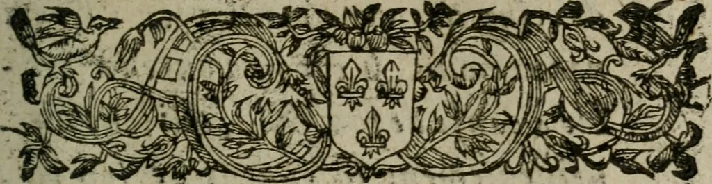 An illustration from L'Astrée, 1625, leaf 6