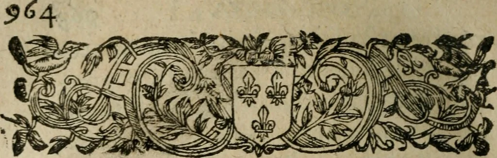 An illustration from L'Astrée, 1625, leaf 997