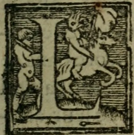 An illustration from L'Astrée, 1625, leaf 34
