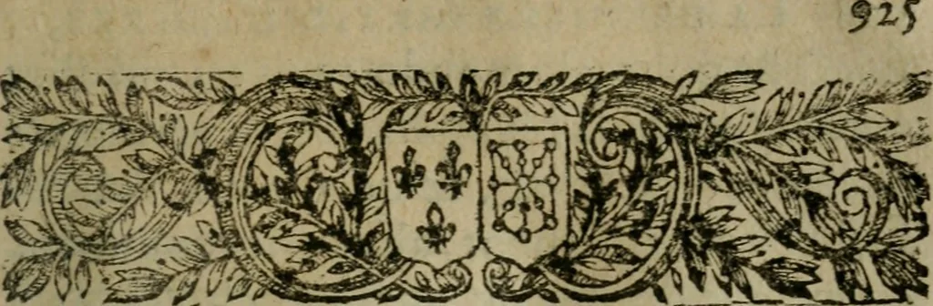 An illustration from L'Astrée, 1625, leaf 948