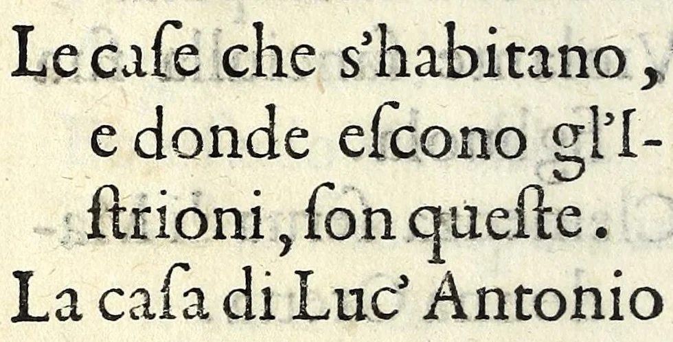 An illustration from La strega : comedia, 1582, leaf 14