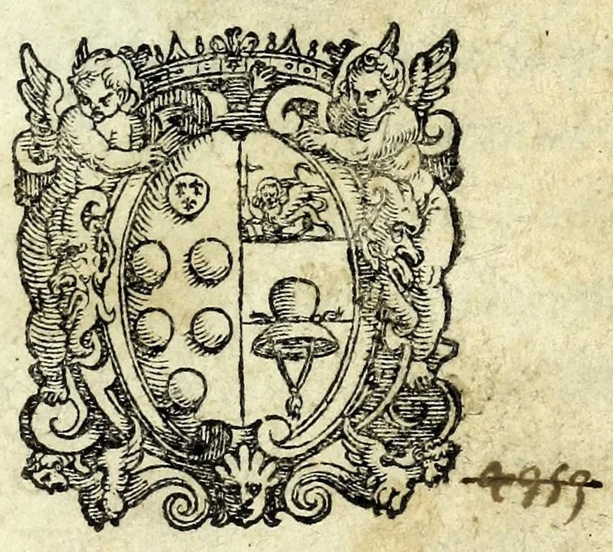 An illustration from La strega : comedia, 1582, leaf 5
