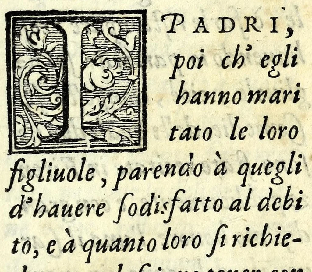 An illustration from La strega : comedia, 1582, leaf 7