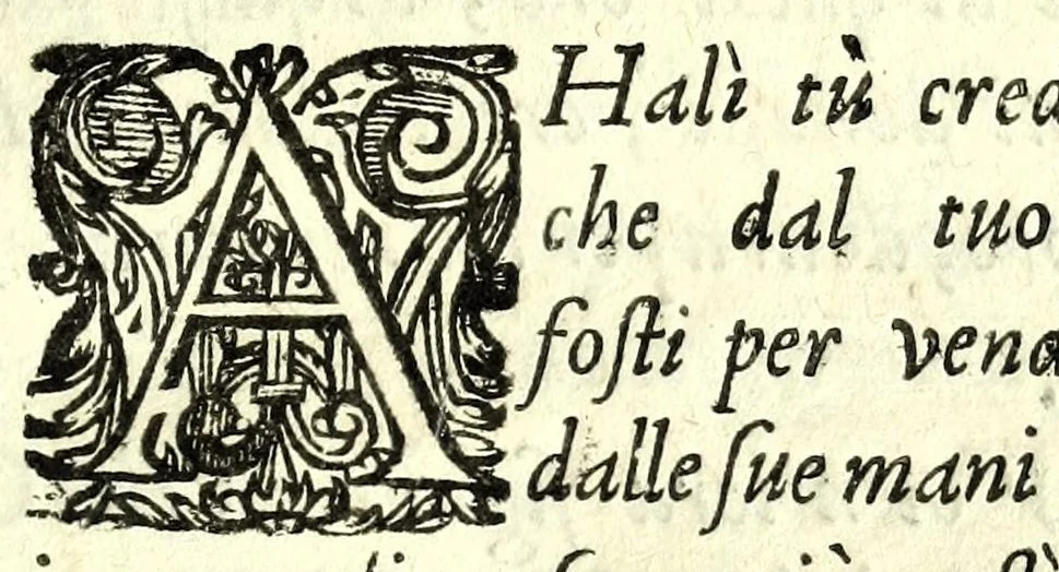 An illustration from La Svltana : commedia, 1622, leaf 93