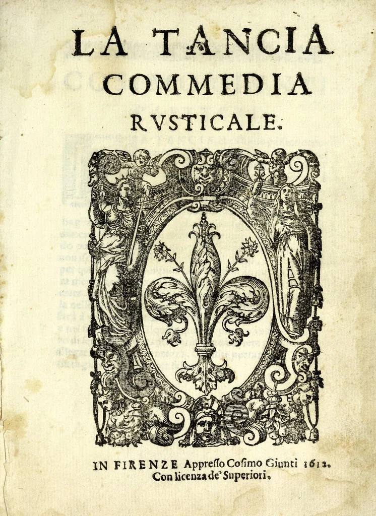 An illustration from La Tancia : commedia rvsticale, 1612, leaf 5