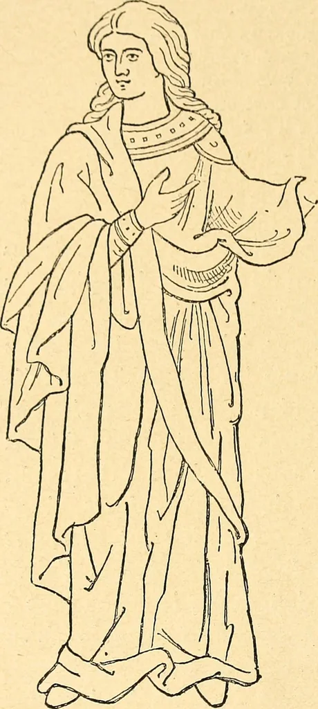 An illustration from La tapisserie, 1882, leaf 105