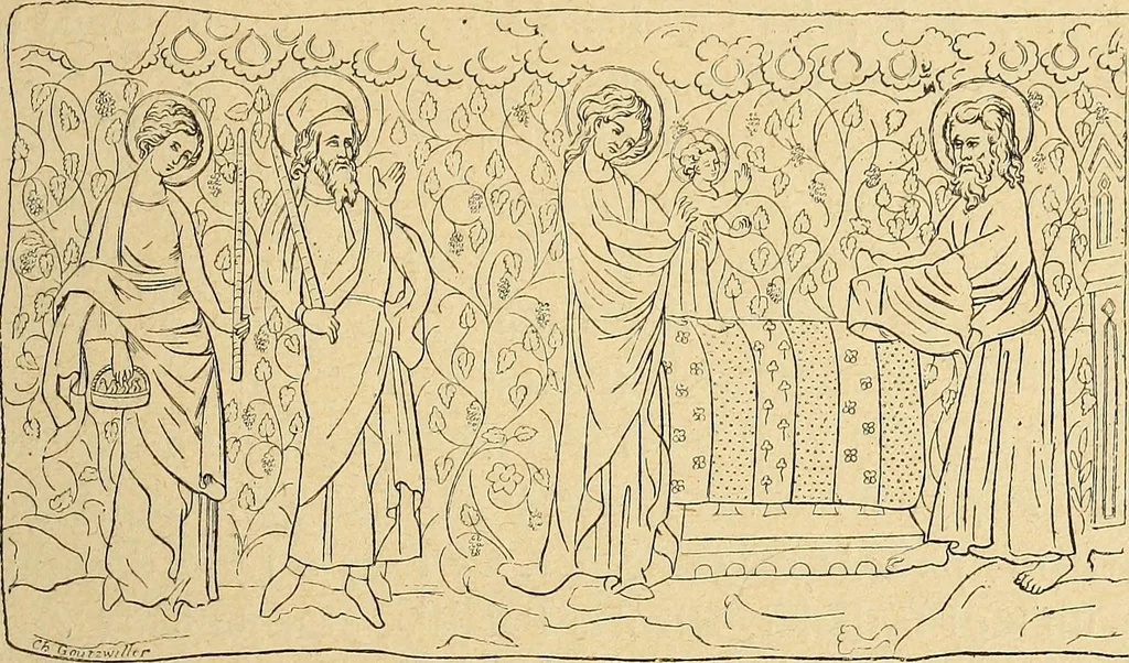 An illustration from La tapisserie, 1882, leaf 116