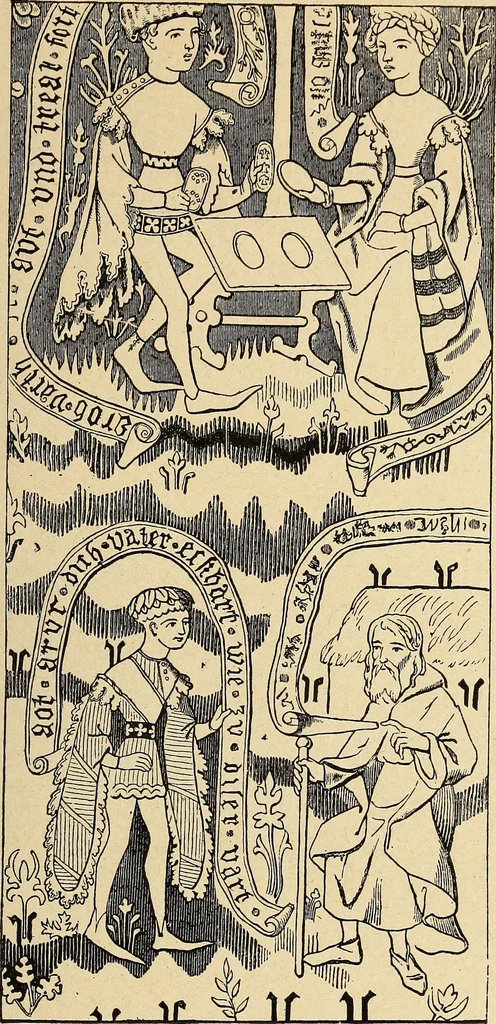 An illustration from La tapisserie, 1882, leaf 130