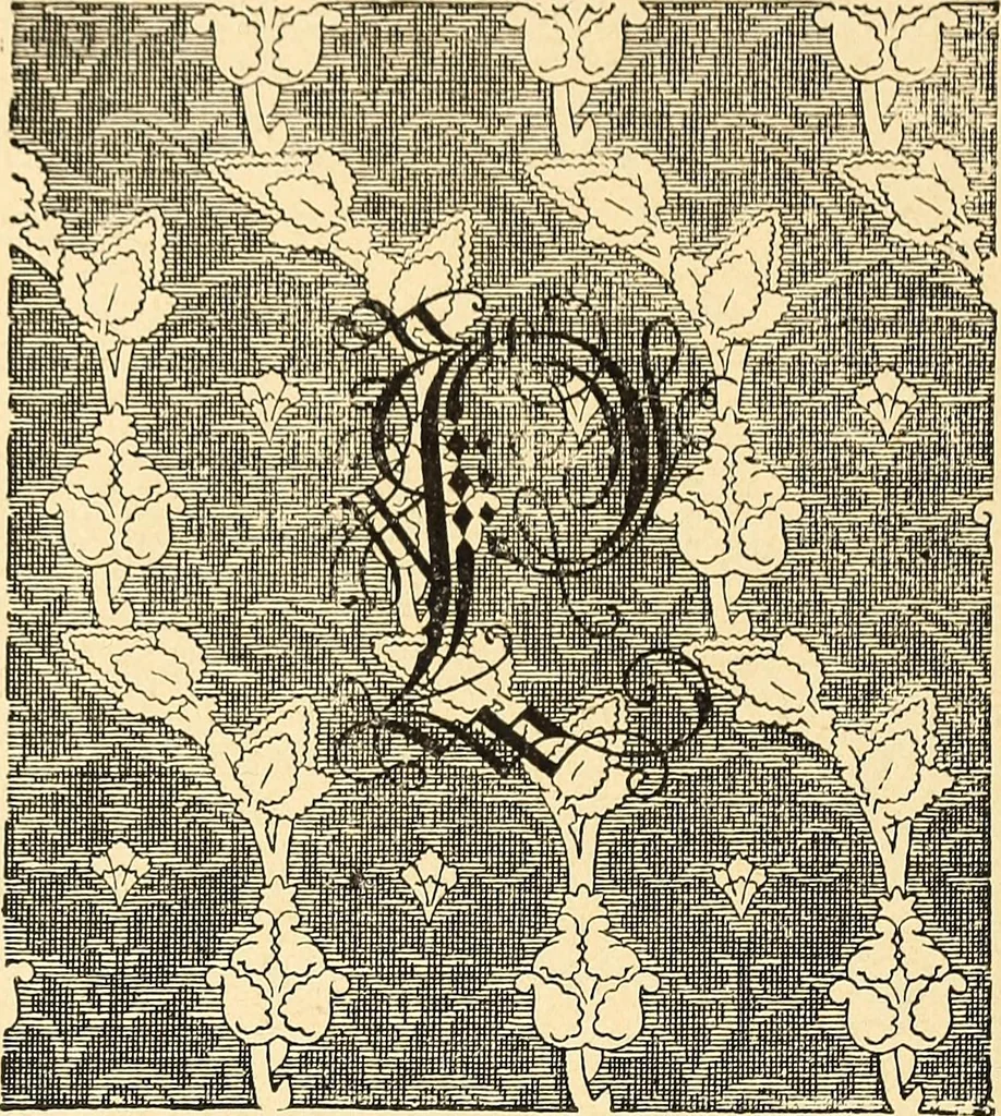 An illustration from La tapisserie, 1882, leaf 135