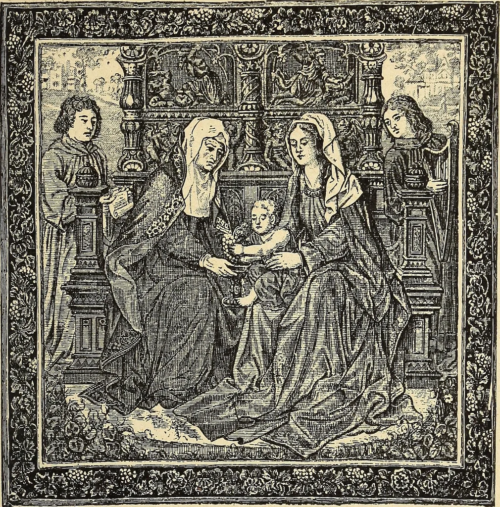 An illustration from La tapisserie, 1882, leaf 140