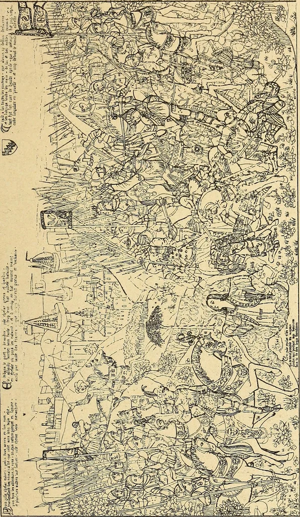 An illustration from La tapisserie, 1882, leaf 152