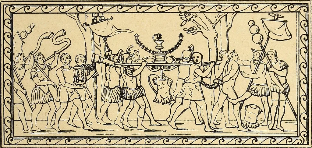 An illustration from La tapisserie, 1882, leaf 174