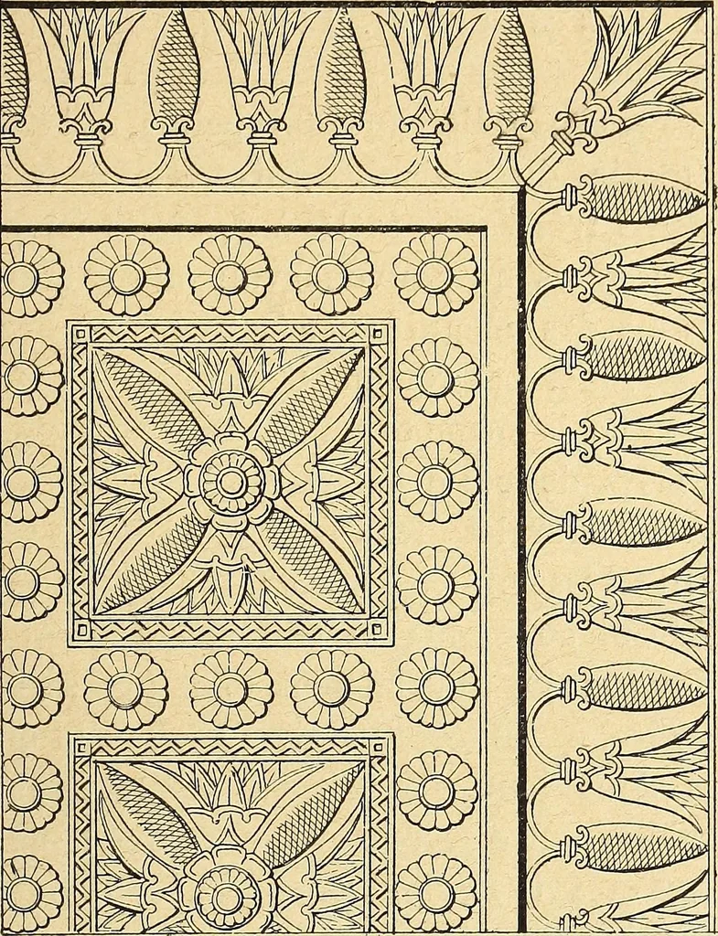 An illustration from La tapisserie, 1882, leaf 22