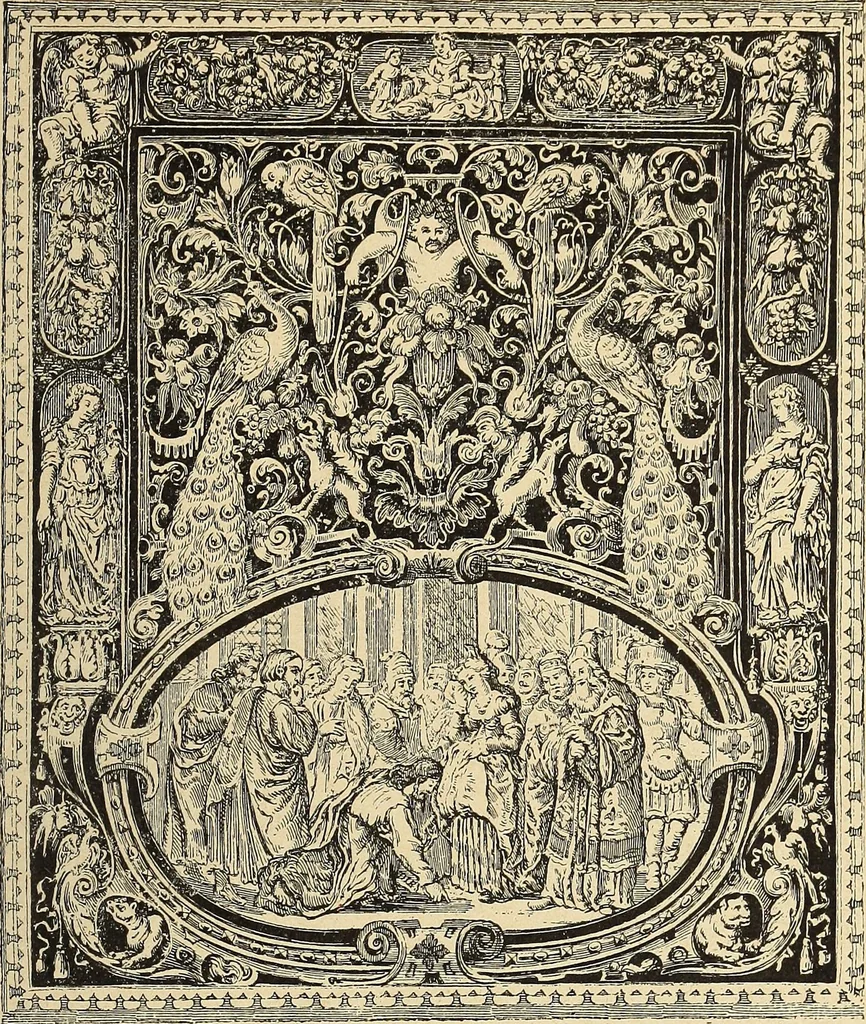 An illustration from La tapisserie, 1882, leaf 226