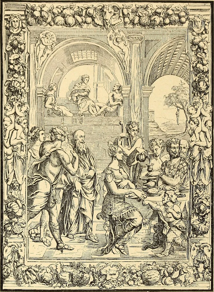 An illustration from La tapisserie, 1882, leaf 235
