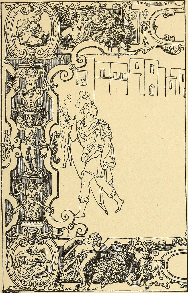 An illustration from La tapisserie, 1882, leaf 238
