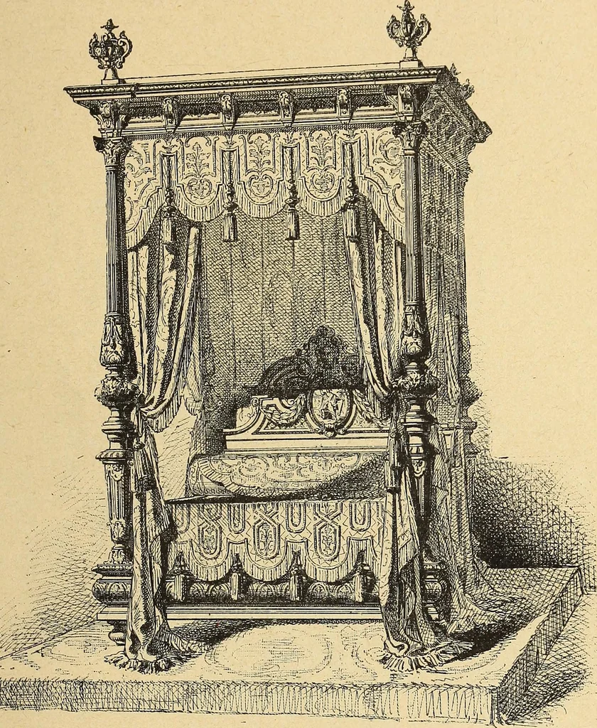 An illustration from La tapisserie, 1882, leaf 248