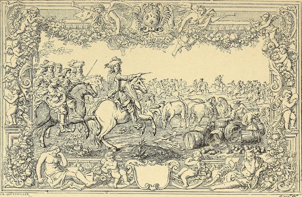 An illustration from La tapisserie, 1882, leaf 278