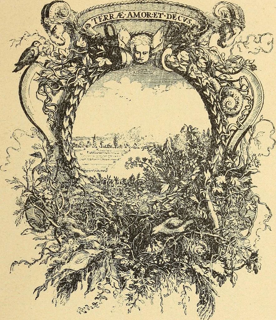 An illustration from La tapisserie, 1882, leaf 284