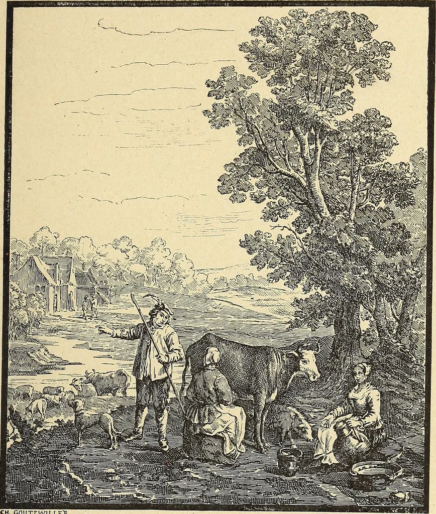 An illustration from La tapisserie, 1882, leaf 294