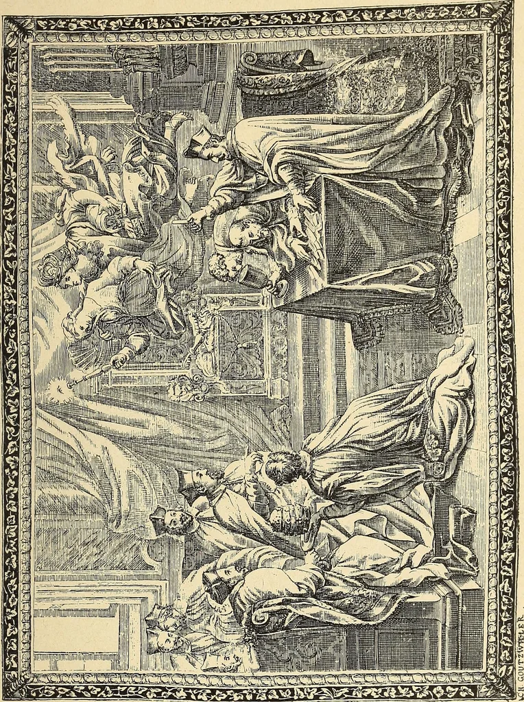 An illustration from La tapisserie, 1882, leaf 298