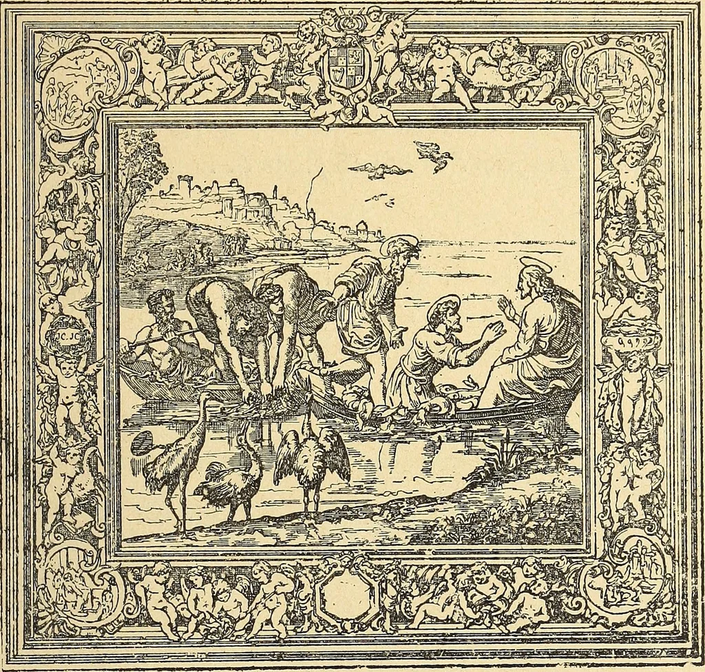 An illustration from La tapisserie, 1882, leaf 304