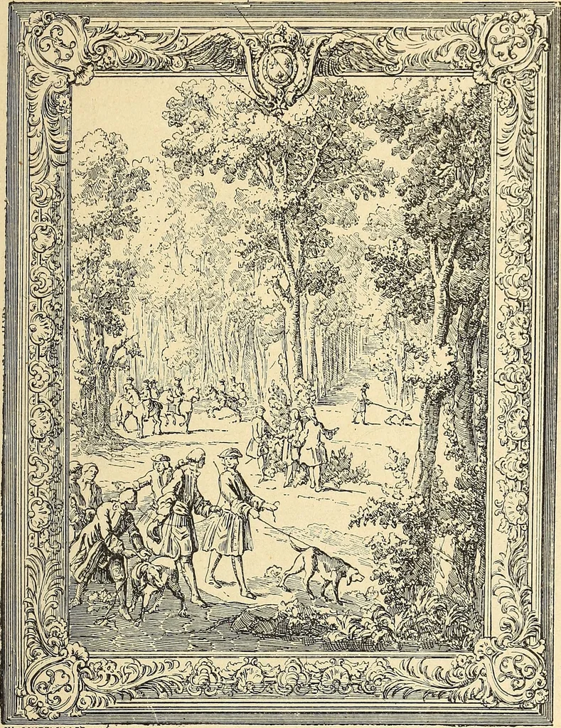 An illustration from La tapisserie, 1882, leaf 308