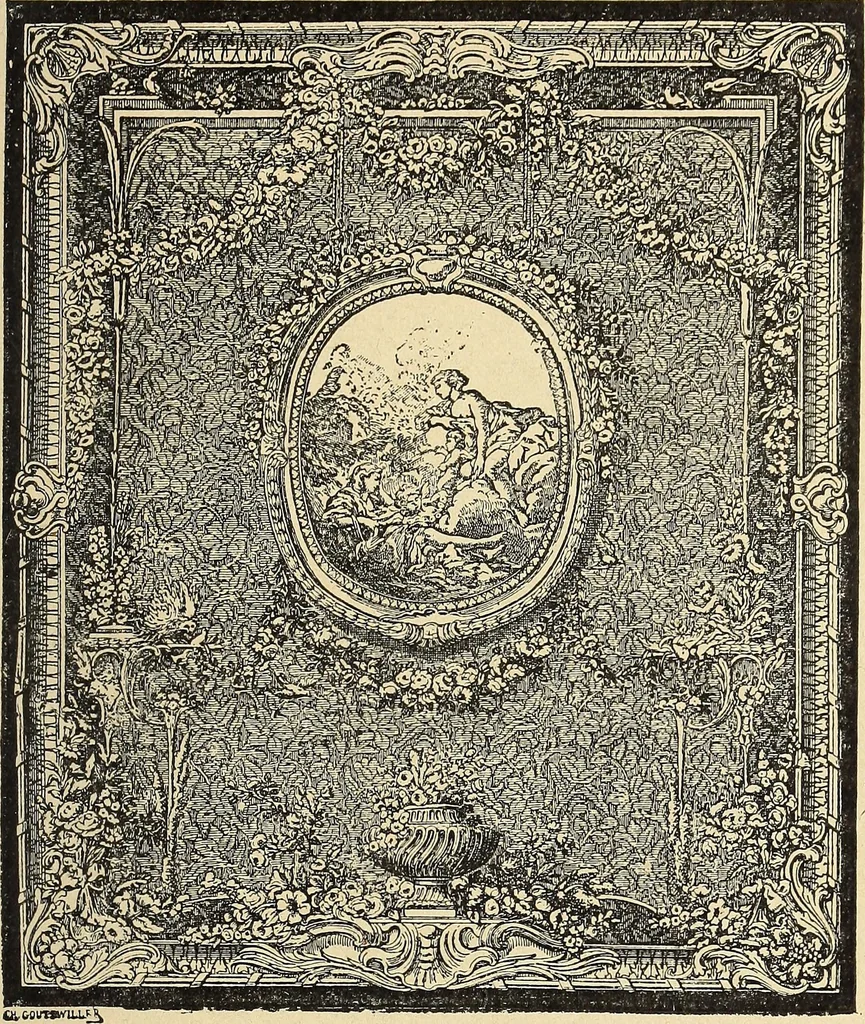 An illustration from La tapisserie, 1882, leaf 328