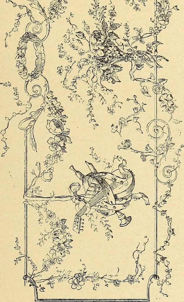 An illustration from La tapisserie, 1882, leaf 334