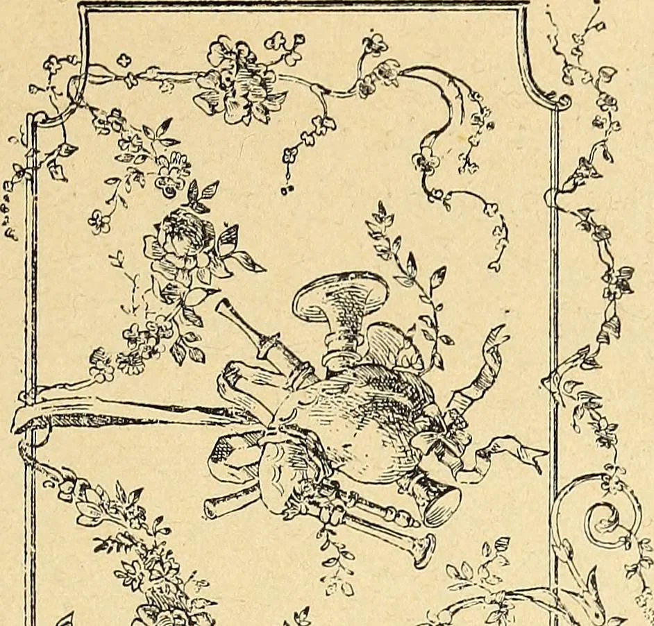 An illustration from La tapisserie, 1882, leaf 334