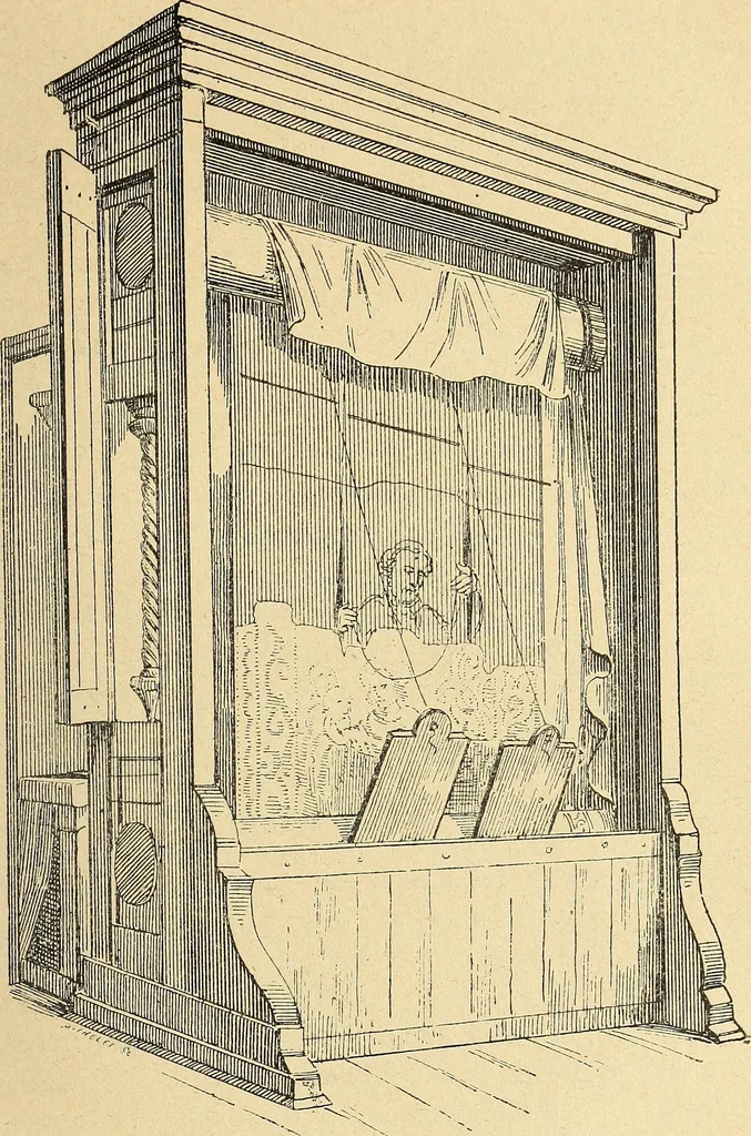 An illustration from La tapisserie, 1882, leaf 354