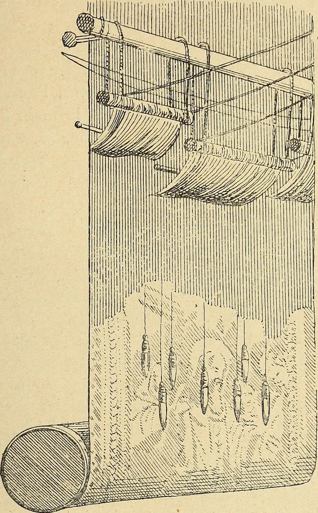 An illustration from La tapisserie, 1882, leaf 358