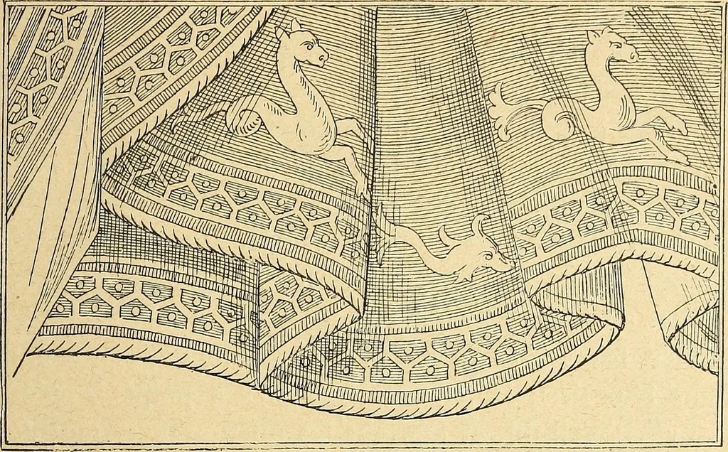 An illustration from La tapisserie, 1882, leaf 48