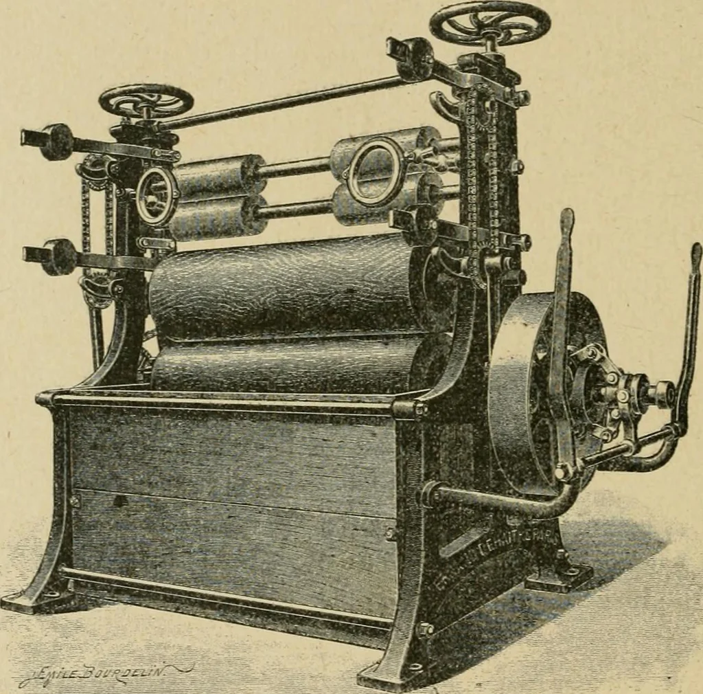 An illustration from La teinture du coton, 1912, leaf 263